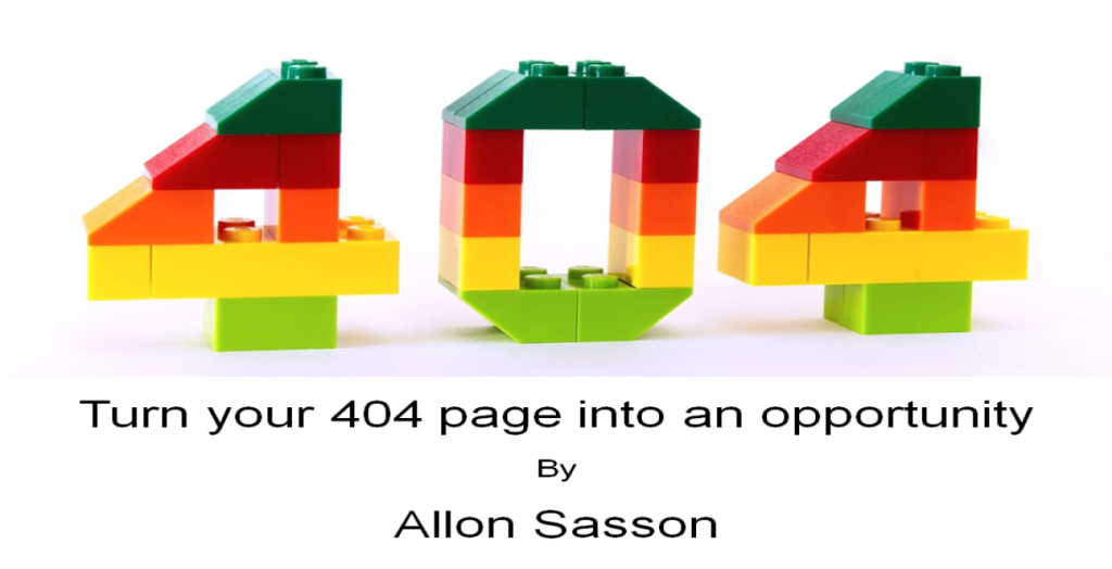 Turn your 404 page into an opportunity by Allon Sasson - Illustrated by Allon Sasson - Ourboox.com