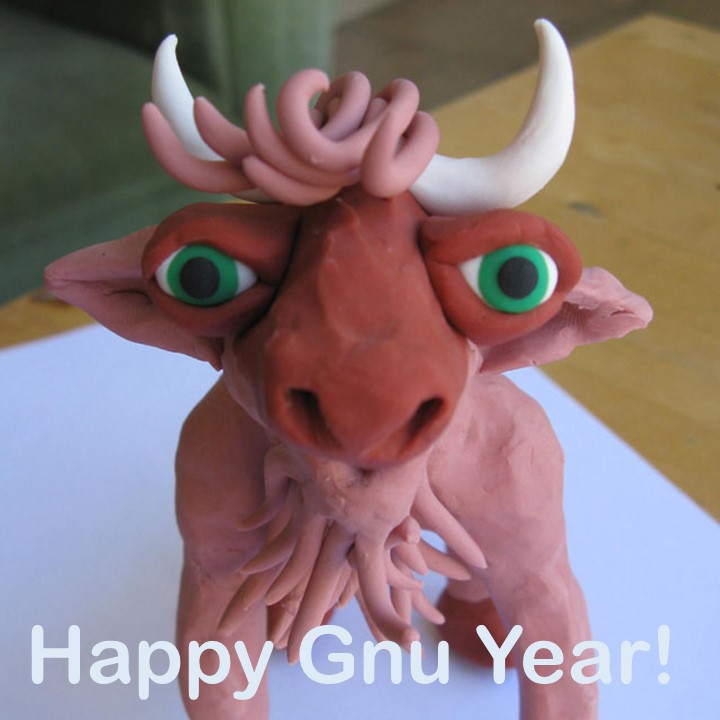 Happy Gnu Year by Mel Rosenberg - מל רוזנברג - Illustrated by Cover illustration by Rotem Omri - Ourboox.com