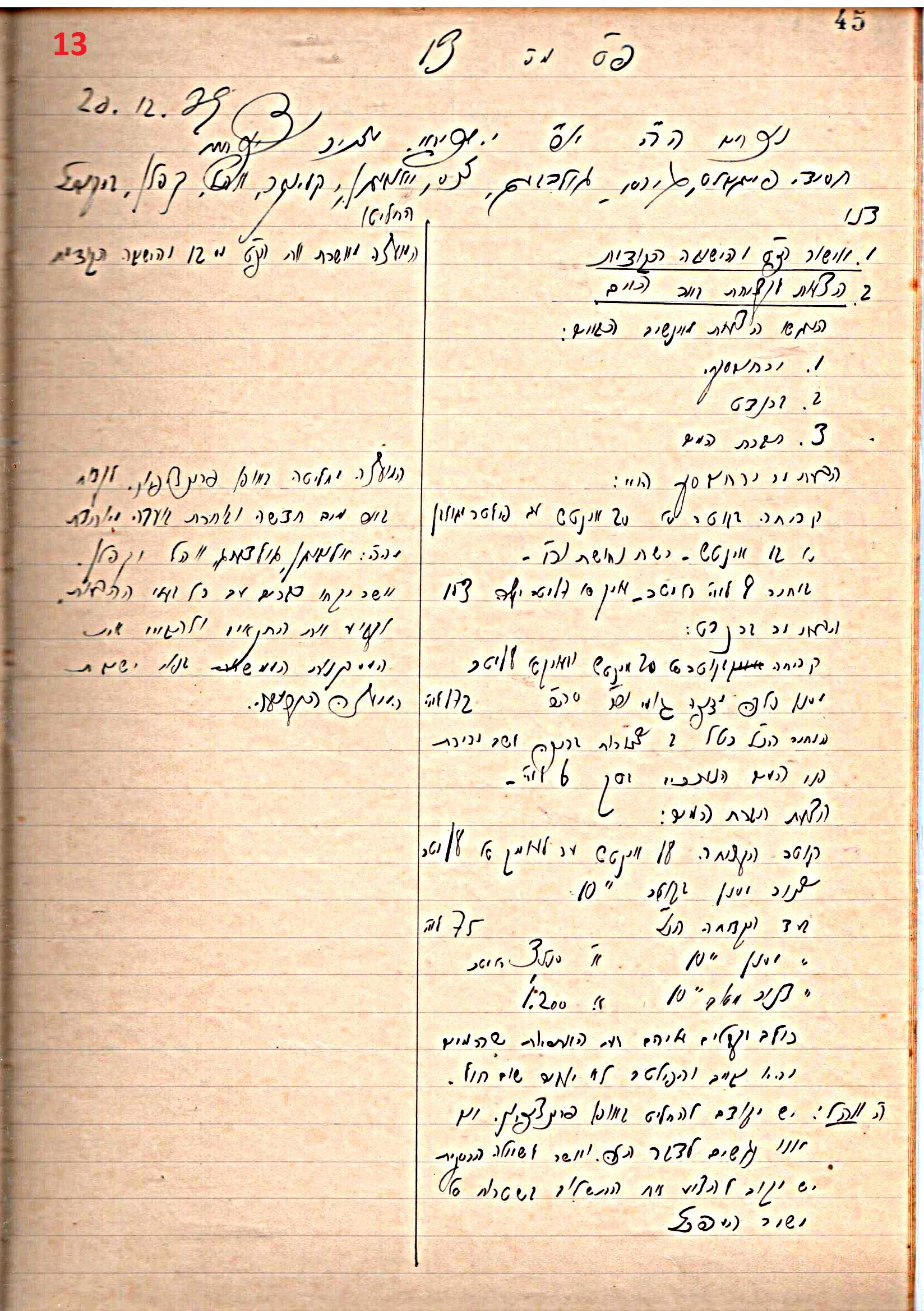 פרוטוקול 46 אגודה שיתופית – מועצה 6.1.44 – 12.5.40 by riki deri - Illustrated by  מוזיאון בית גרושקביץ / כרך 46 - Ourboox.com