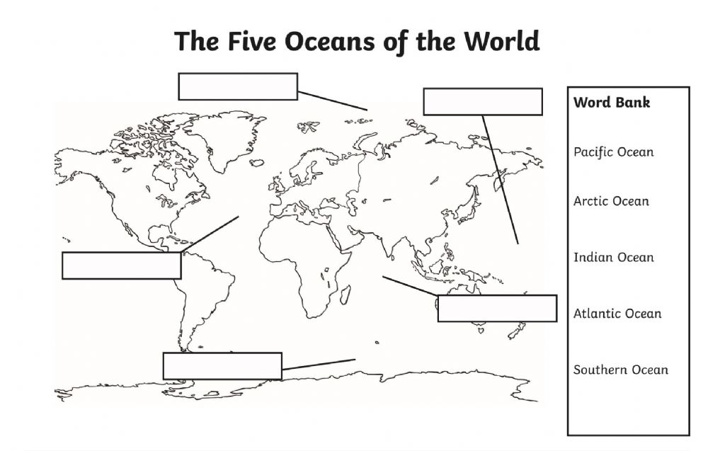 The 5 Different Oceans on the Planet by Julia T. - Ourboox.com