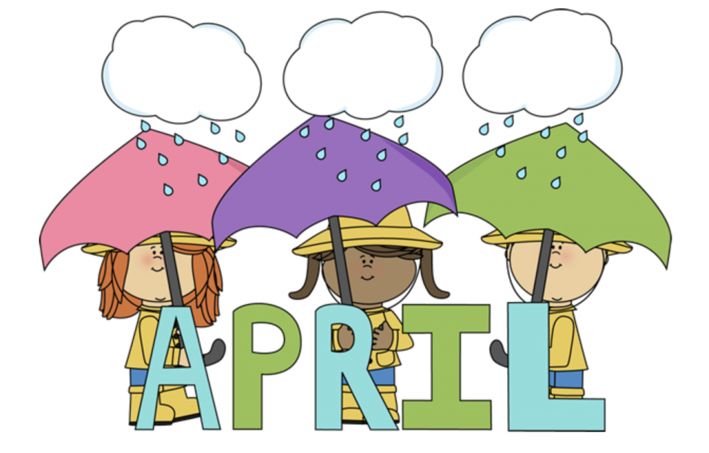 April. April Clipart. Апрель слово клипарт. Мини рисунки к слову апрель. Страна слов клипарт.