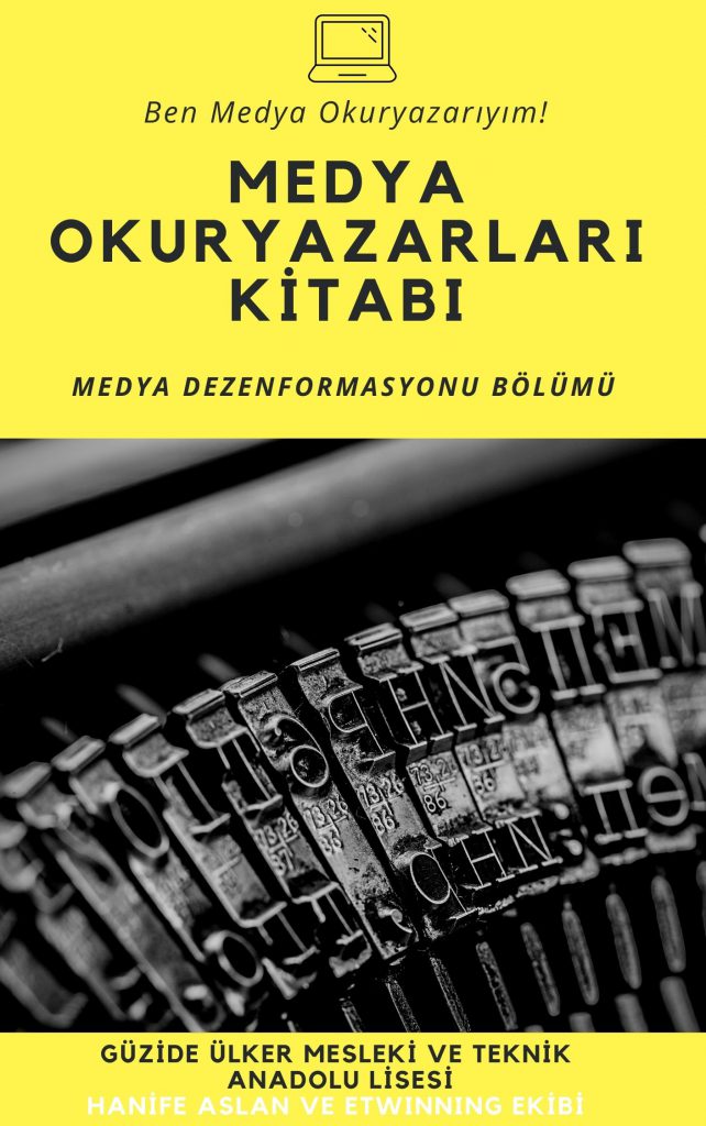 Medya Okuryazarları Kitabı-Medya Dezenformasyonu Bölümü by Hanife ASLAN ve eTwinning Ekibi - Illustrated by hanifetuana06, mehmet06hanif, zeynephanife06, rukiyehanife06, muhittinhanife06. - Ourboox.com