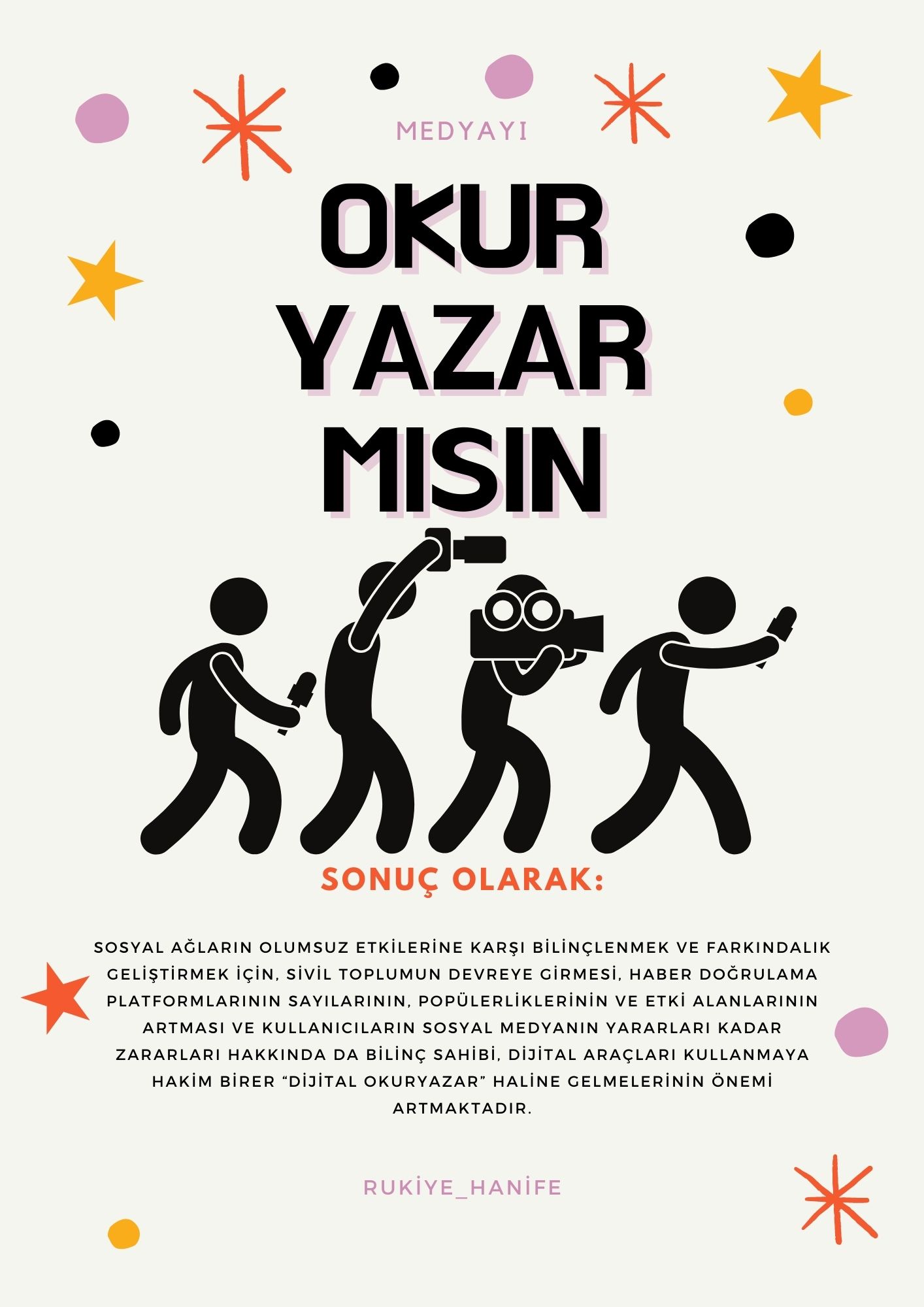 Medya Okuryazarları Kitabı-Medya Dezenformasyonu Bölümü by Hanife ASLAN ve eTwinning Ekibi - Illustrated by hanifetuana06, mehmet06hanif, zeynephanife06, rukiyehanife06, muhittinhanife06. - Ourboox.com