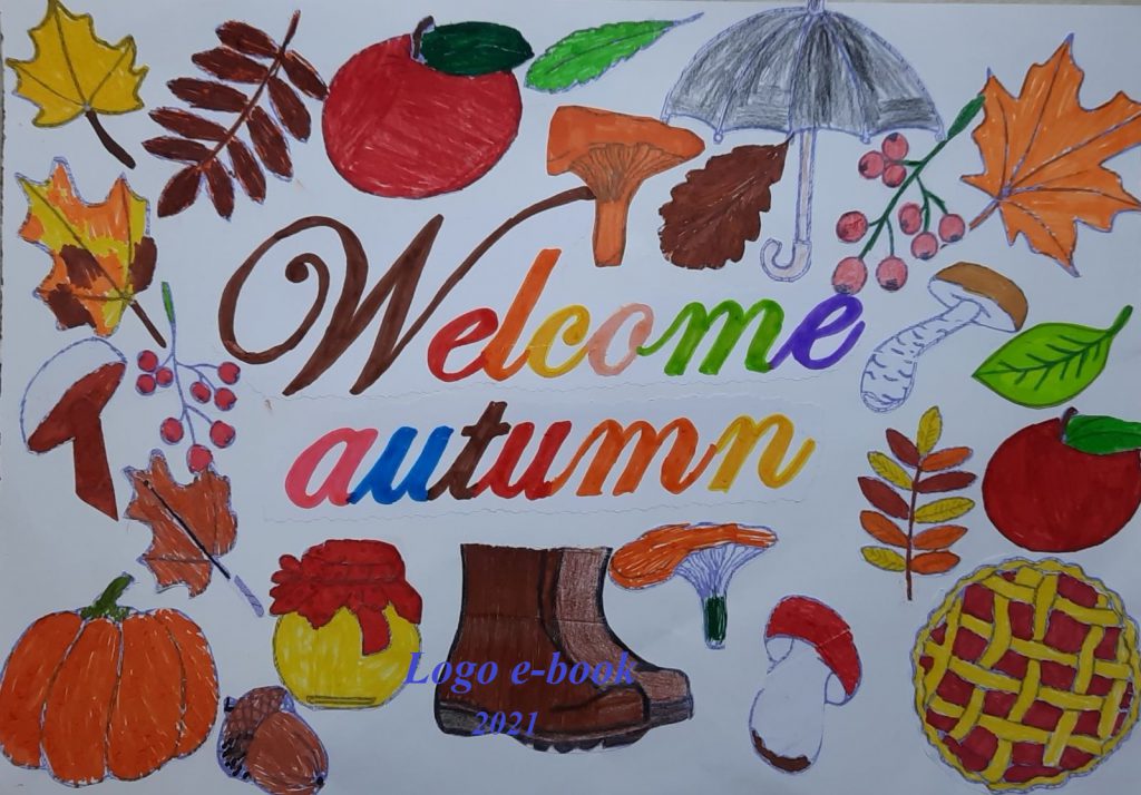 Project “Welcome Autumn” – Logo by Virginija Tunikaitytė - Illustrated by ARMENIA, BOSNIA AND HERZEGOVINA, BULGARIA, DENMARK, GREECE, GEORGIA, SPAIN, ITALY, JORDAN, CROATIA, LATVIA, POLAND, LITHUANIA, PORTUGAL, FRANCE, ROMANIA, SLOVAKIA, TURKEY, CZECH REPUBLIC, NORTHERN MACEDONIA - Ourboox.com