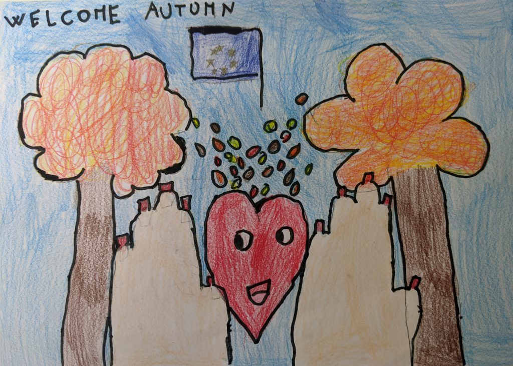 Project “Welcome Autumn” – Logo by Virginija Tunikaitytė - Illustrated by ARMENIA, BOSNIA AND HERZEGOVINA, BULGARIA, DENMARK, GREECE, GEORGIA, SPAIN, ITALY, JORDAN, CROATIA, LATVIA, POLAND, LITHUANIA, PORTUGAL, FRANCE, ROMANIA, SLOVAKIA, TURKEY, CZECH REPUBLIC, NORTHERN MACEDONIA - Ourboox.com