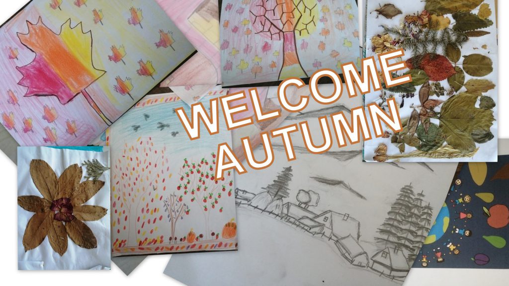 Project “Welcome Autumn” – Logo by Virginija Tunikaitytė - Illustrated by ARMENIA, BOSNIA AND HERZEGOVINA, BULGARIA, DENMARK, GREECE, GEORGIA, SPAIN, ITALY, JORDAN, CROATIA, LATVIA, POLAND, LITHUANIA, PORTUGAL, FRANCE, ROMANIA, SLOVAKIA, TURKEY, CZECH REPUBLIC, NORTHERN MACEDONIA - Ourboox.com