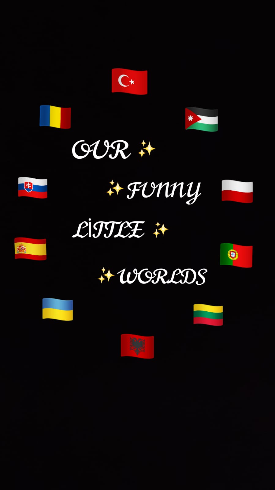 Our Funny Little Worlds project posters by Sniezana Slavinskiene - Ourboox.com