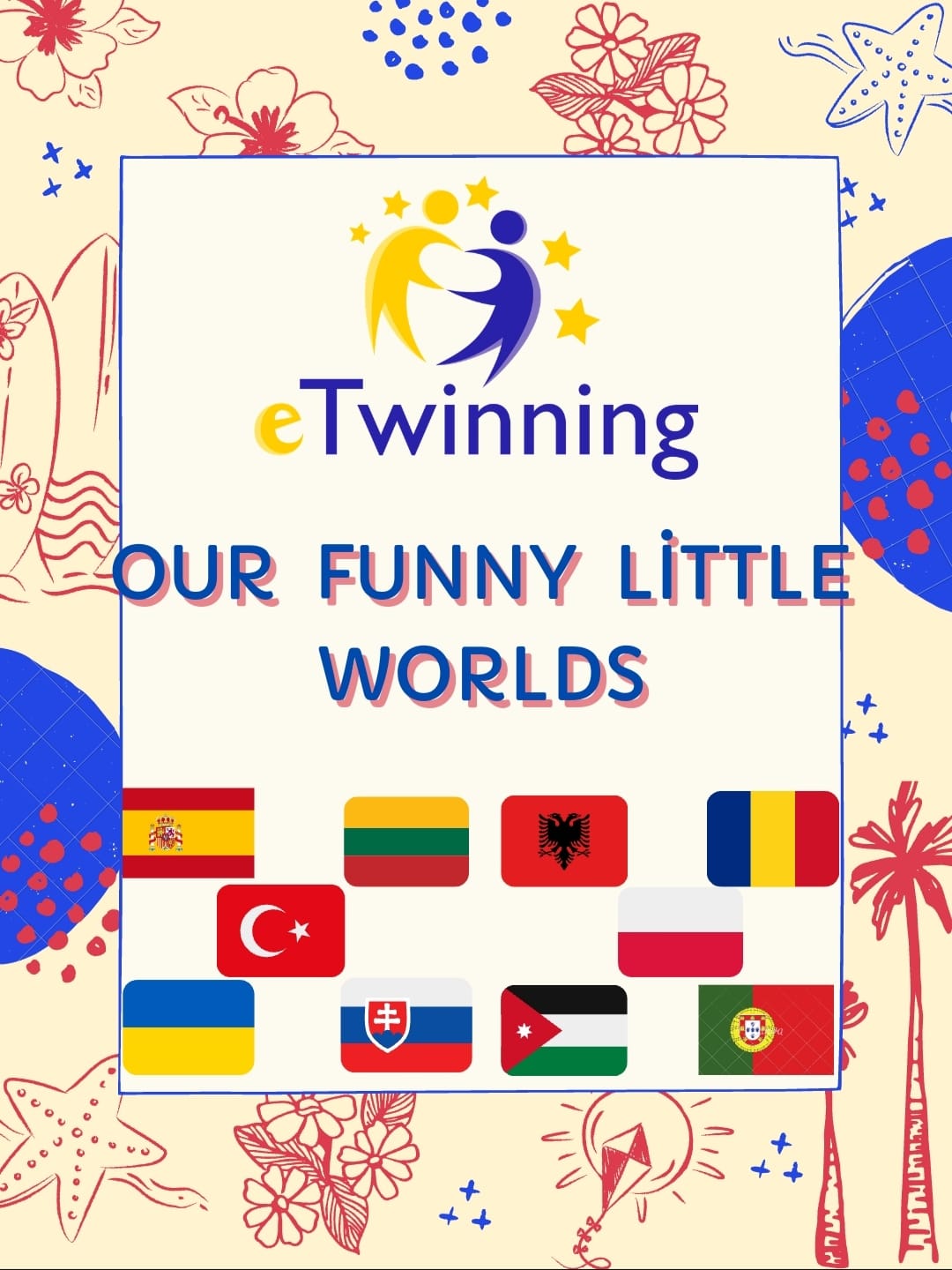 Our Funny Little Worlds project posters by Sniezana Slavinskiene - Ourboox.com