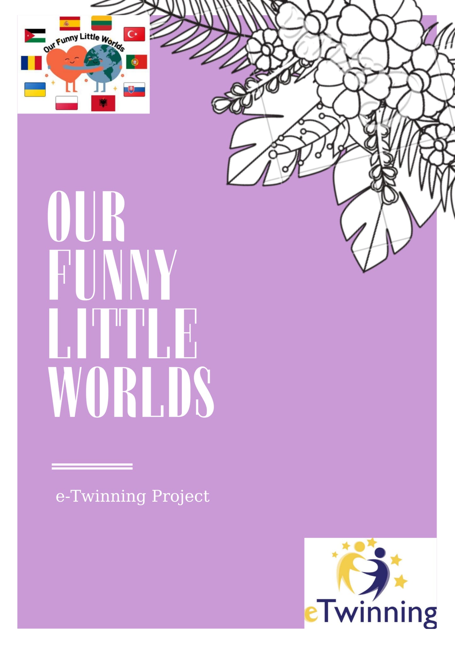 Our Funny Little Worlds project posters by Sniezana Slavinskiene - Ourboox.com