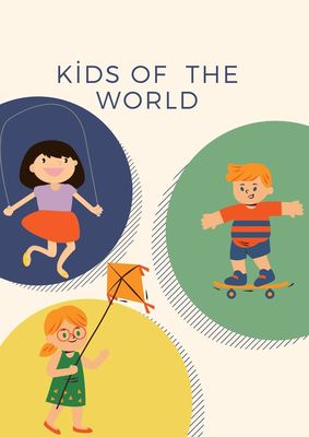 Kıds of The World Project Posters by Şennur KARA - Illustrated by Şennur Kara - Ourboox.com