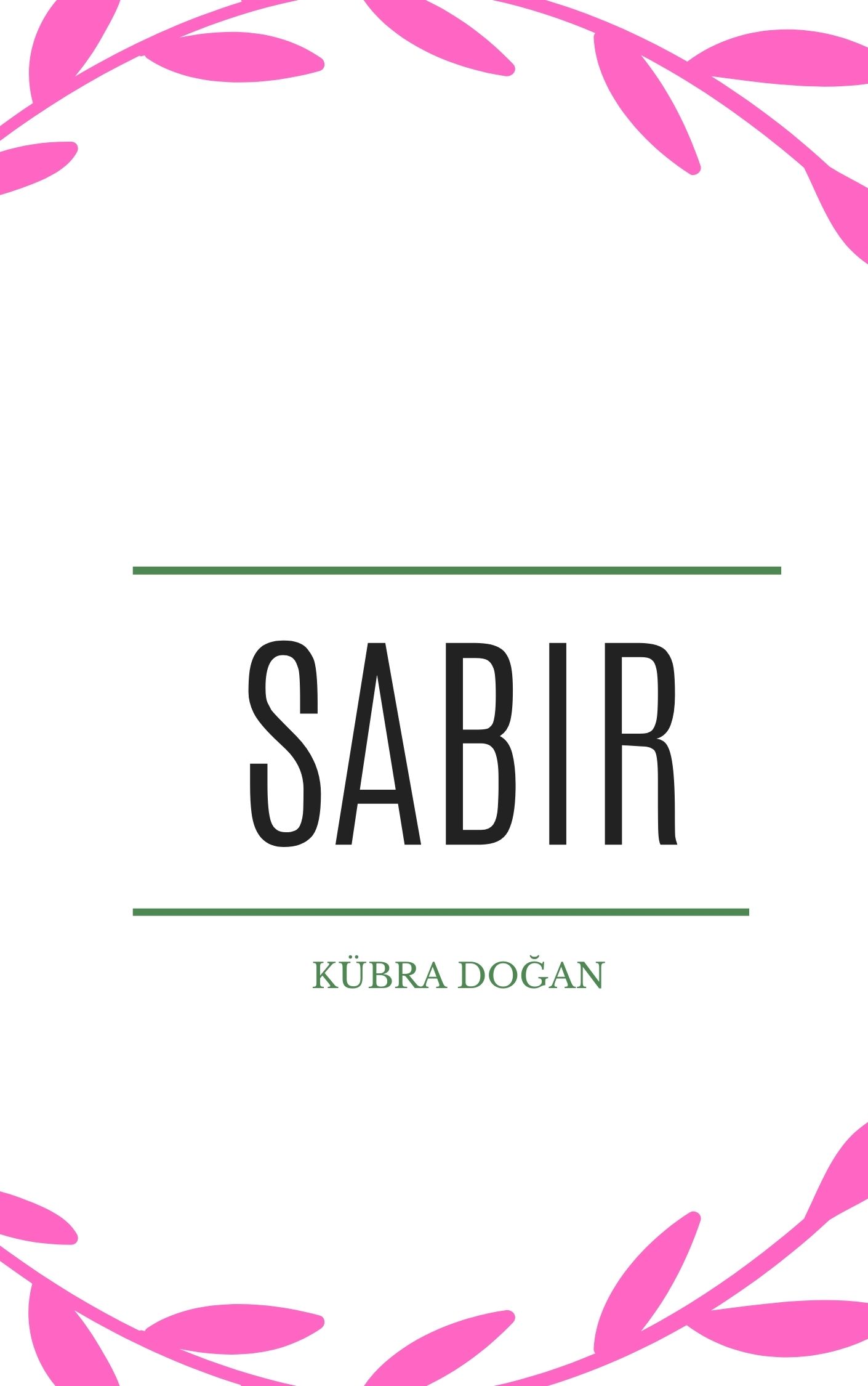 SABIR by kübra doğan - Ourboox.com