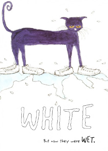 Pete the Cat: I love my white shoes by Yaiza Álvarez - Ourboox.com