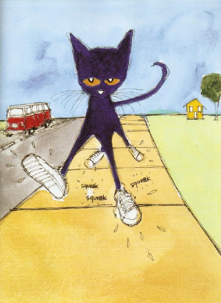 Pete the Cat: I love my white shoes by Yaiza Álvarez - Ourboox.com