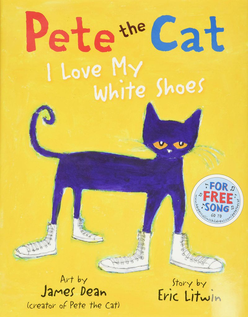 Pete the Cat: I love my white shoes by Yaiza Álvarez - Ourboox.com