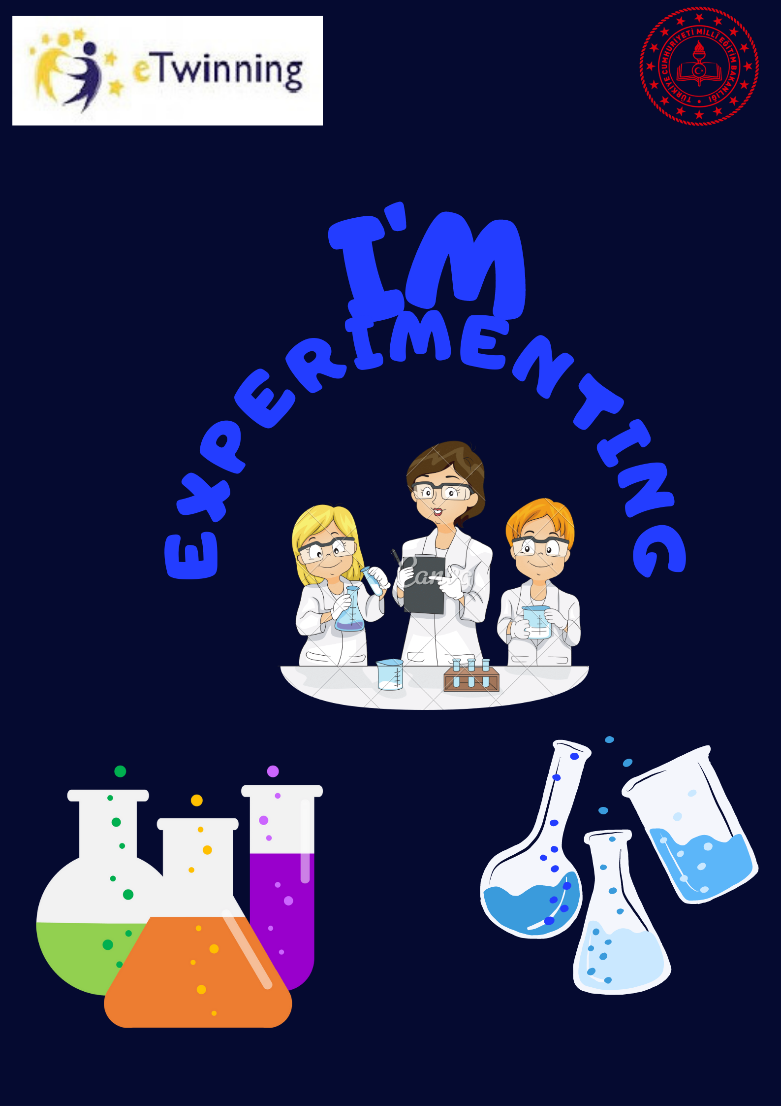 I’M EXPERIMENTING PROJECT STUDENT POSTERS by Hacer Tutuş - Illustrated by HACER TUTUŞ - Ourboox.com