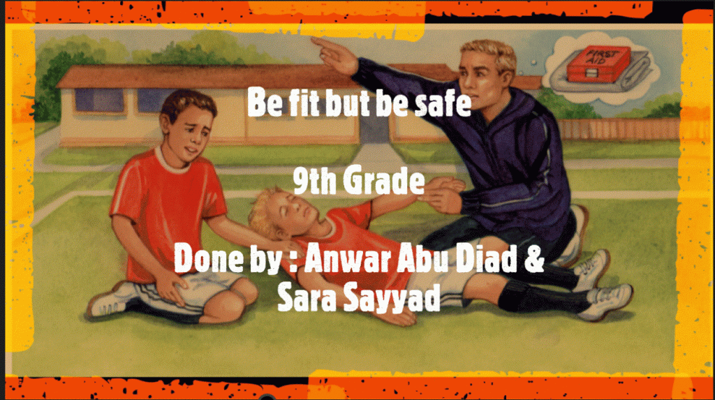 Be fit, but be safe by sara and anwar - Illustrated by Anwar abu Diab & Sara Sayyad - Ourboox.com