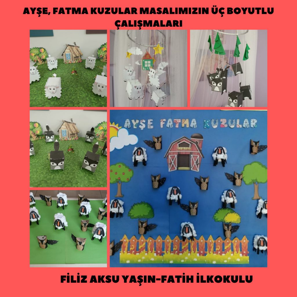 AYŞE,FATMA,KUZULAR 3 BOYUTLU MASAL KAHRAMANI ÇALIŞMALARI by filiz aksu - Ourboox.com