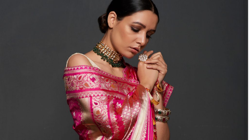 FLAUNT YOUR BANARASI SAREE AND MAKE A FASHION STATEMENT by khinkhwab  - Illustrated by Khinkhwab - Ourboox.com