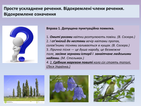 Лариса Перехрест. Відокремлені і уточнювальні члени речення 8 клас by Larisa Perekhrest - Illustrated by Лариса Перехрест - Ourboox.com