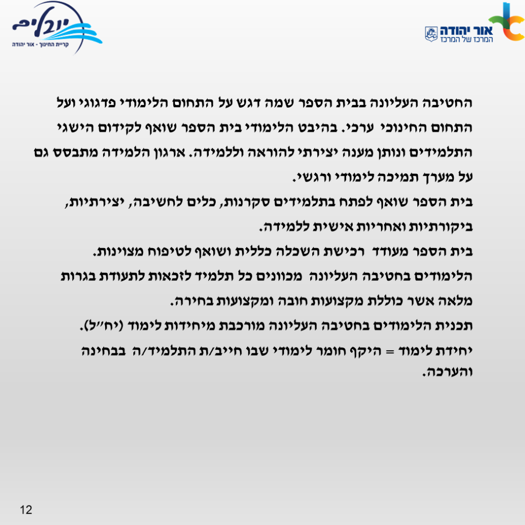 חוברת מידע רישום לחטיבה עליונה יובלים -שנה”ל תשפ”ג by yuvalim school - Ourboox.com